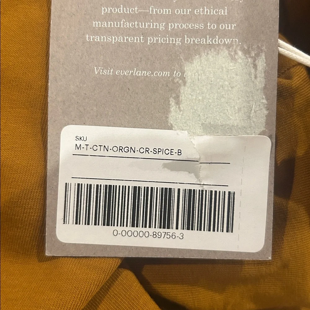 Everlane The Organic Cotton Crew | Uniform Spice XL - Picture 5 of 5